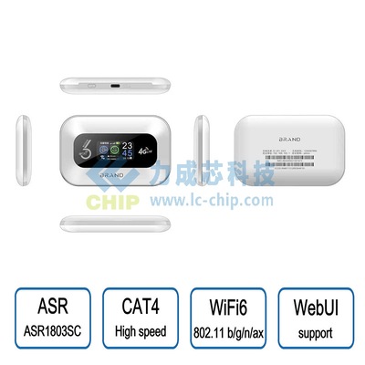 域格MF518AL海外版4G随身WiFi WiFi6跨境便携MiFi